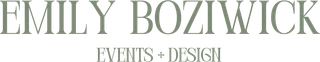 Emily Boziwick Events & Design logo