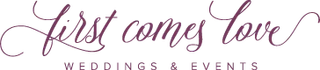 First Comes Love Weddings logo